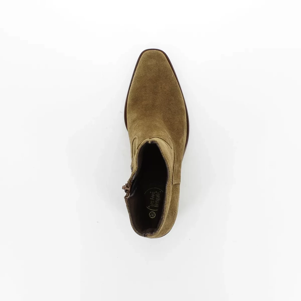Image (6) de la chaussures Les Fees de Bengale - Boots Taupe en Cuir nubuck