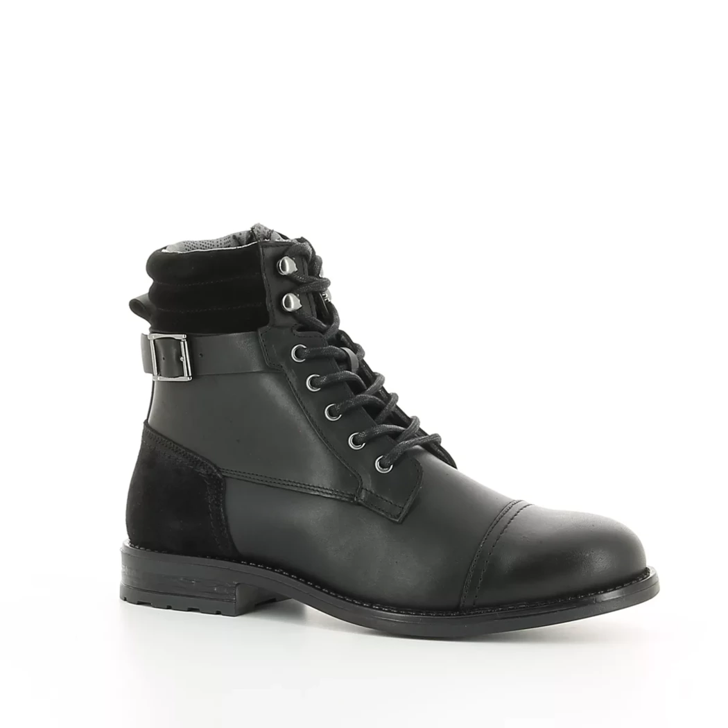 Image (1) de la chaussures Midtown District - Bottines Noir en Cuir