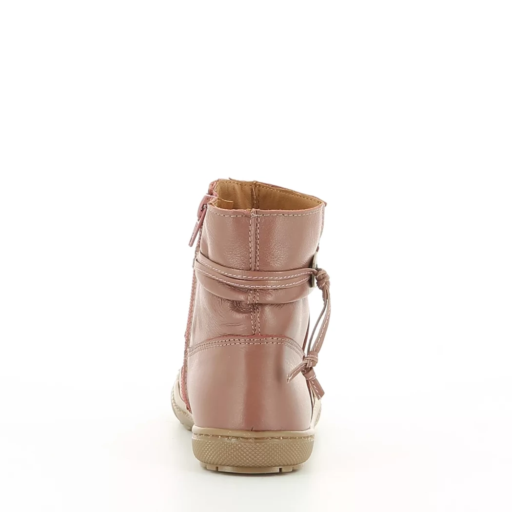 Image (3) de la chaussures Les Fees de Bengale - Boots Rose en Cuir Image (3) de la chaussures Les Fees de Bengale - Boots Rose en Cuir