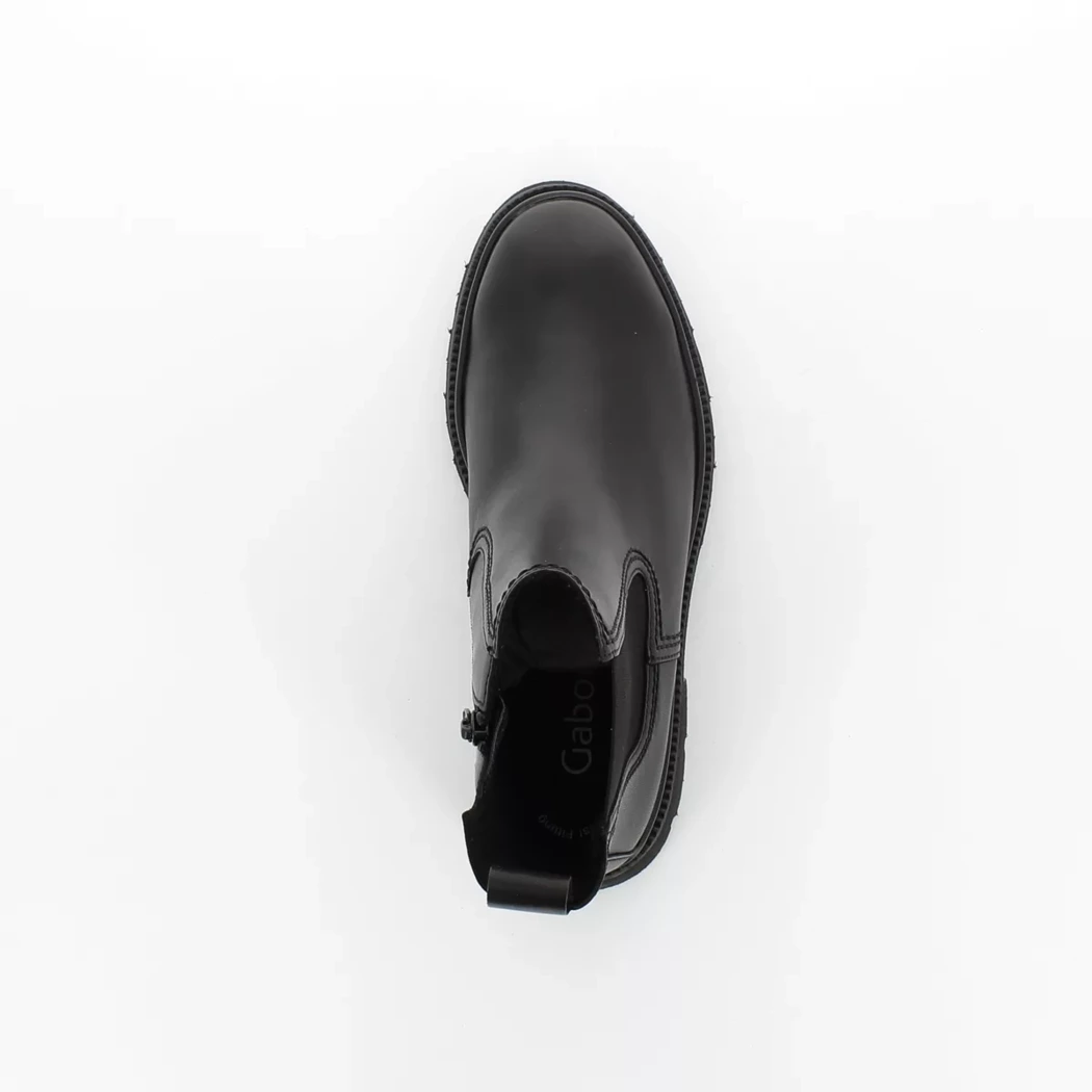 Image (6) de la chaussures Gabor - Boots Noir en Cuir