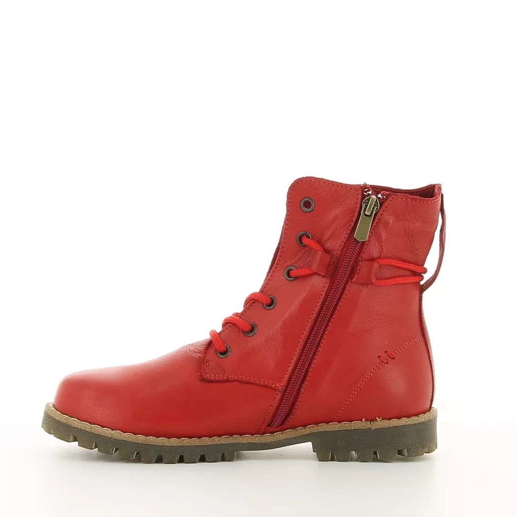 Image (4) de la chaussures Andrea Conti - Bottines Rouge en Cuir Image (4) de la chaussures Andrea Conti - Bottines Rouge en Cuir