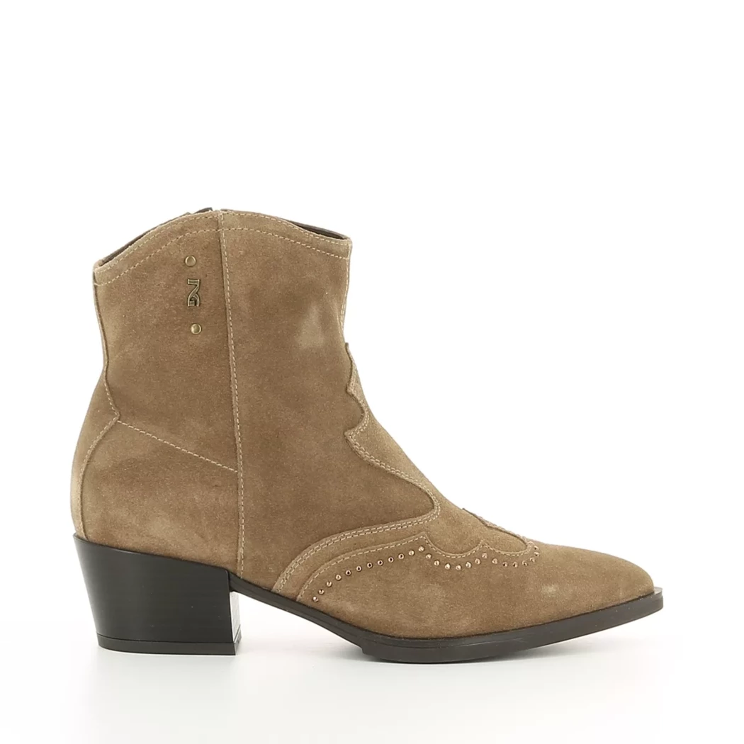 Image (2) de la chaussures Nero Giardini - Boots Taupe en Cuir nubuck