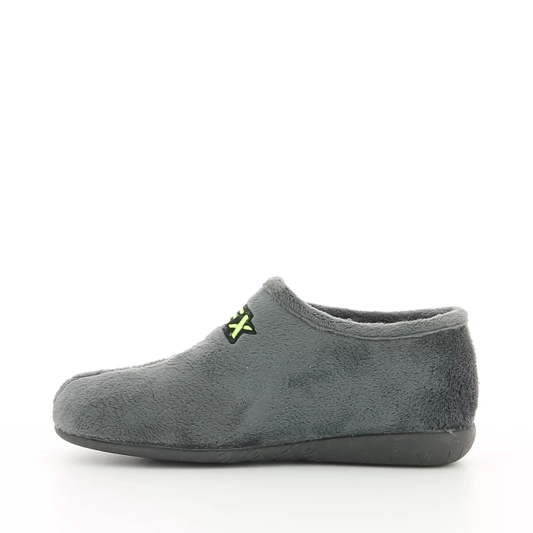 Image (4) de la chaussures Vul ladi - Pantoufles et Chaussons Gris en Textile