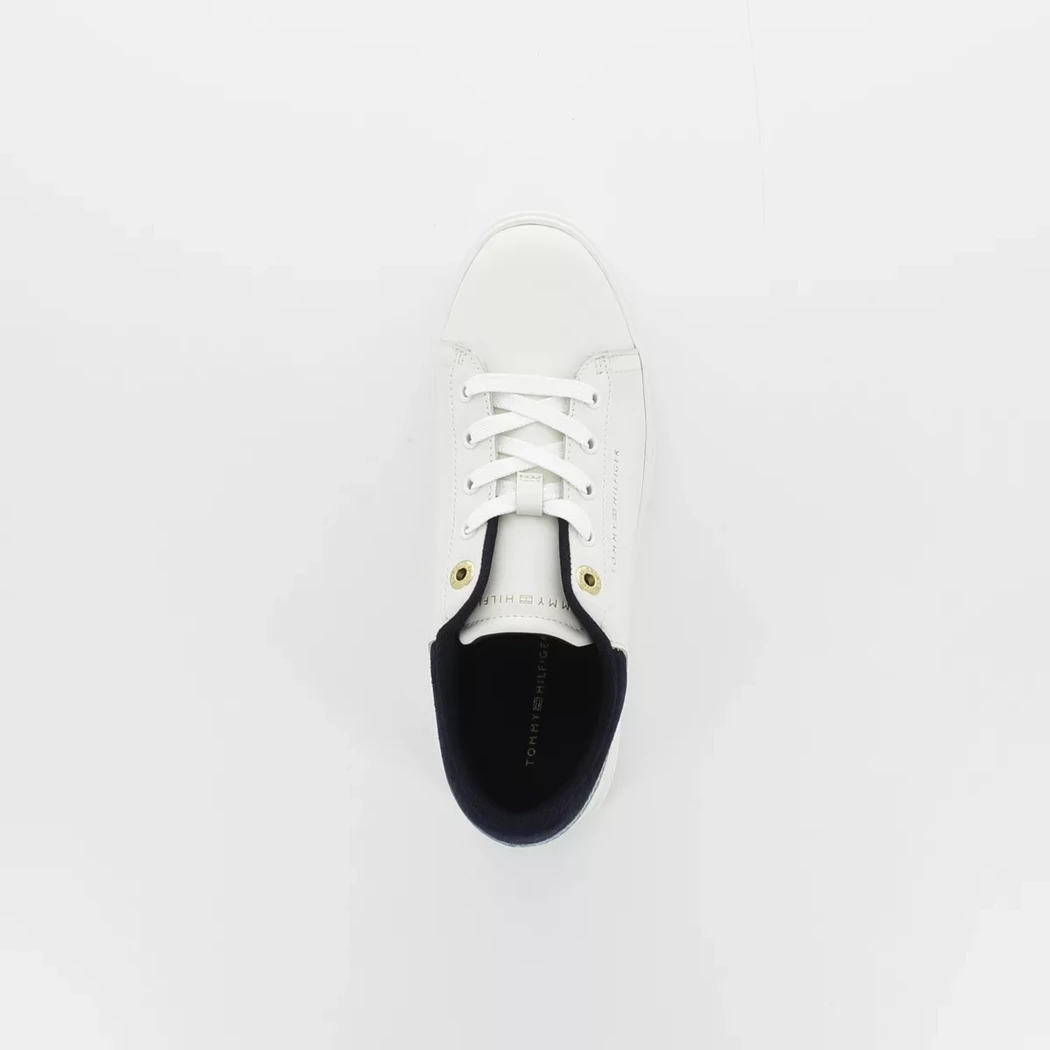 Image (6) de la chaussures Tommy Hilfiger - Baskets Blanc en Cuir