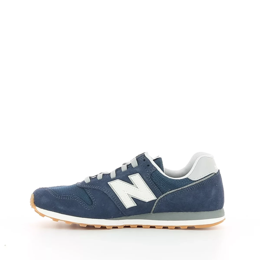 Image (4) de la chaussures New Balance - Baskets Bleu en Cuir nubuck