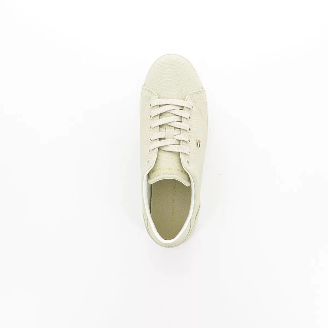 Image (6) de la chaussures Tommy Hilfiger - Baskets Beige en Textile