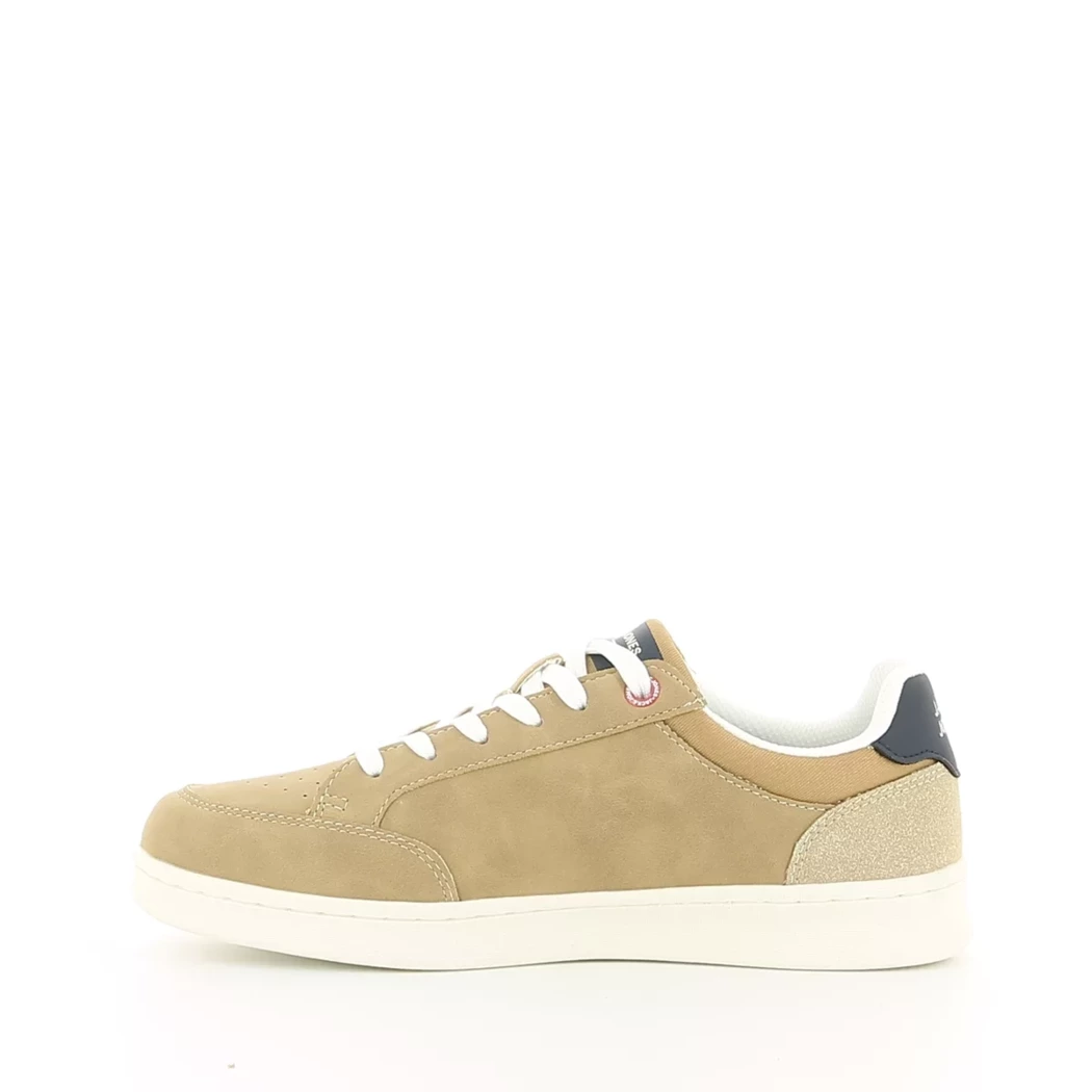 Image (4) de la chaussures Jack & Jones - Baskets Taupe en Cuir synthétique