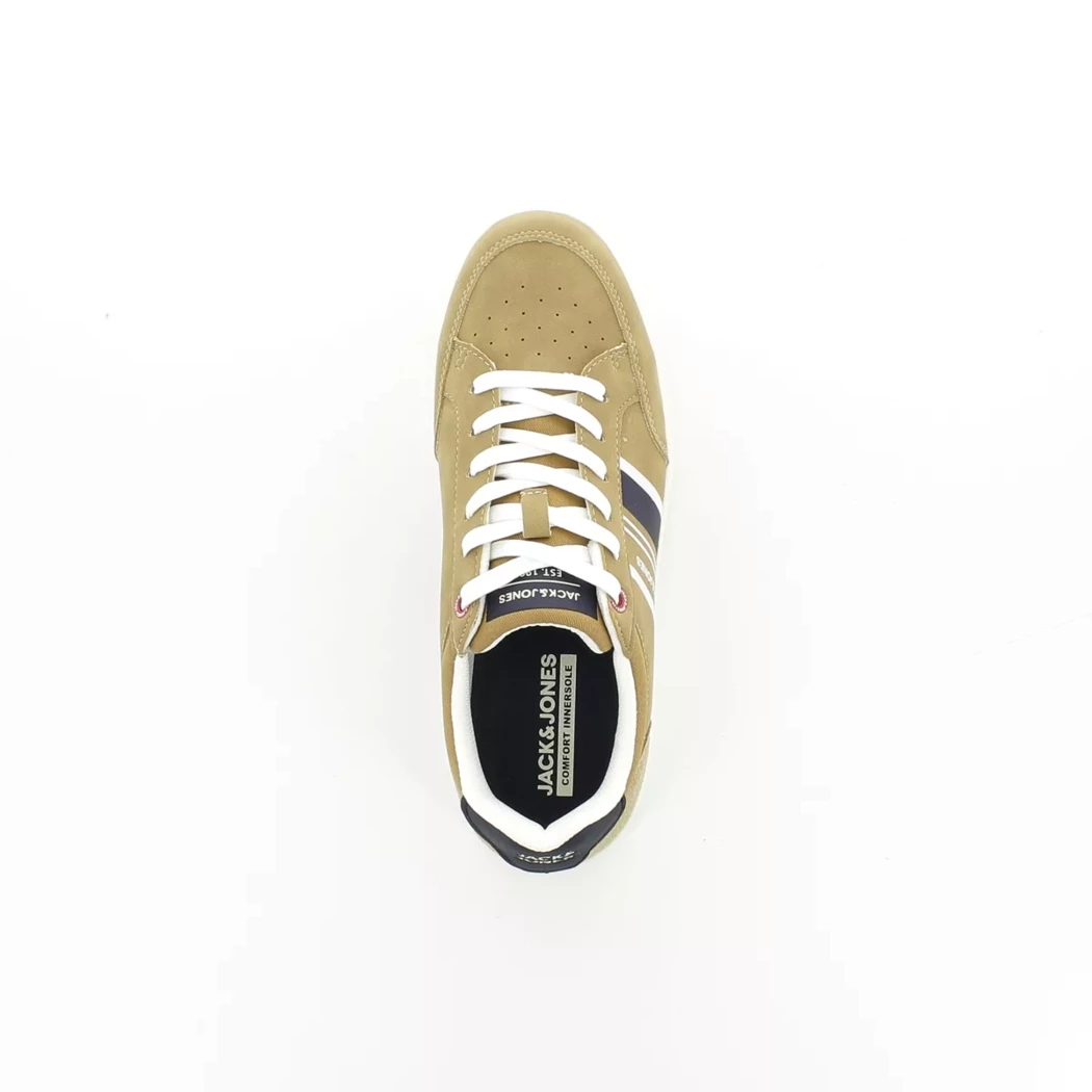 Image (6) de la chaussures Jack & Jones - Baskets Taupe en Cuir synthétique