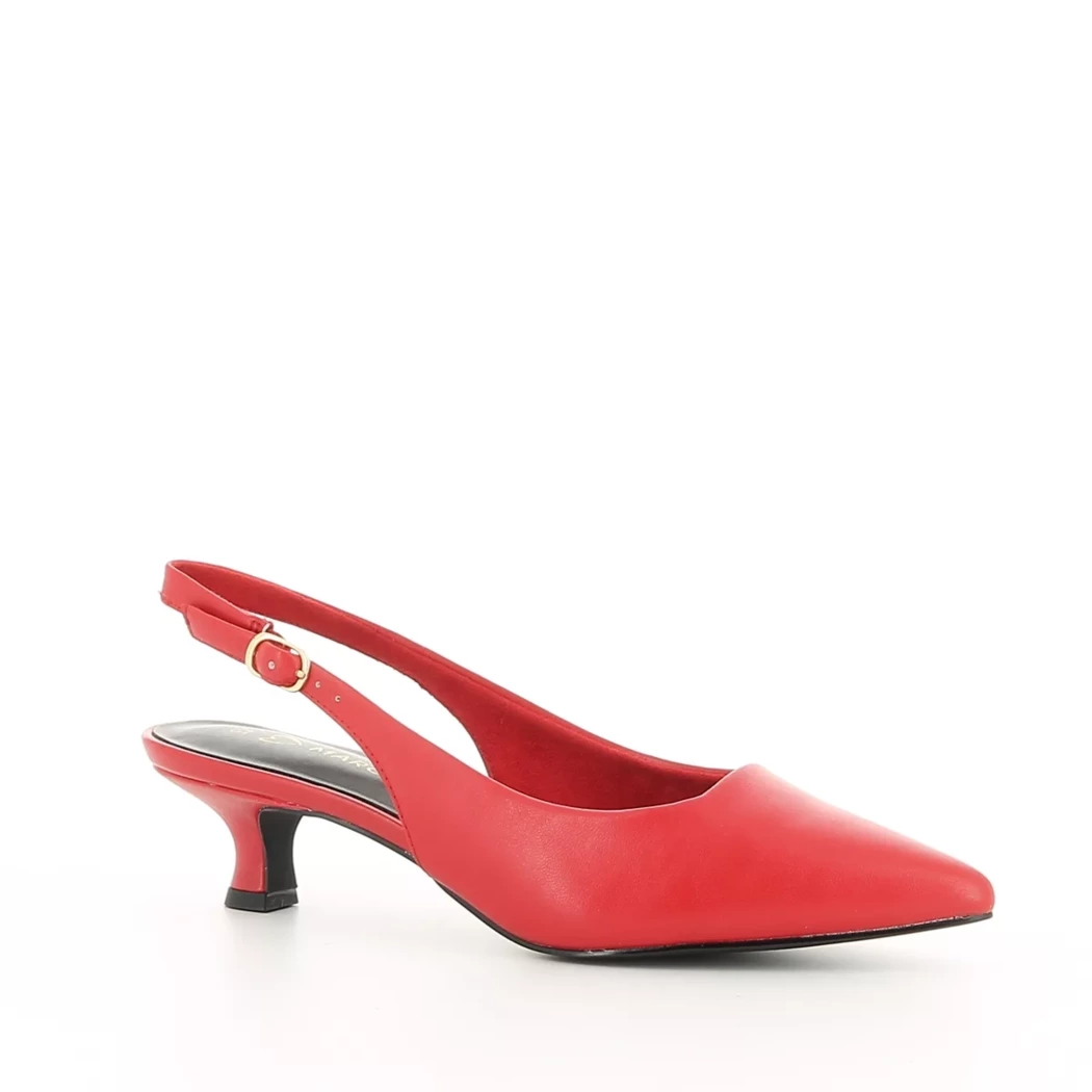Image (1) de la chaussures Marco Tozzi - Escarpins Rouge en Cuir synthétique