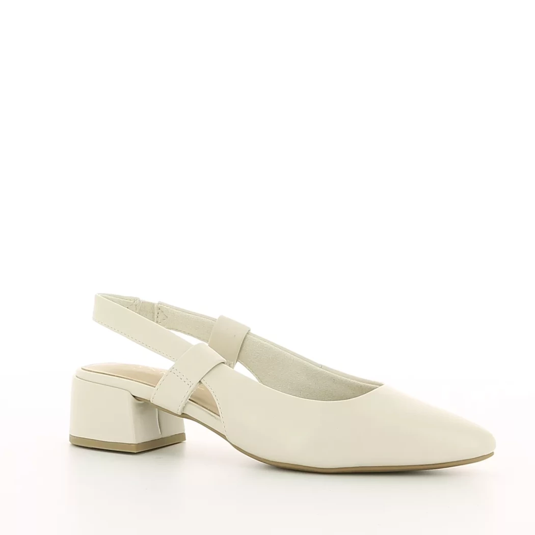 Image (1) de la chaussures Marco Tozzi - Escarpins Blanc en Cuir synthétique