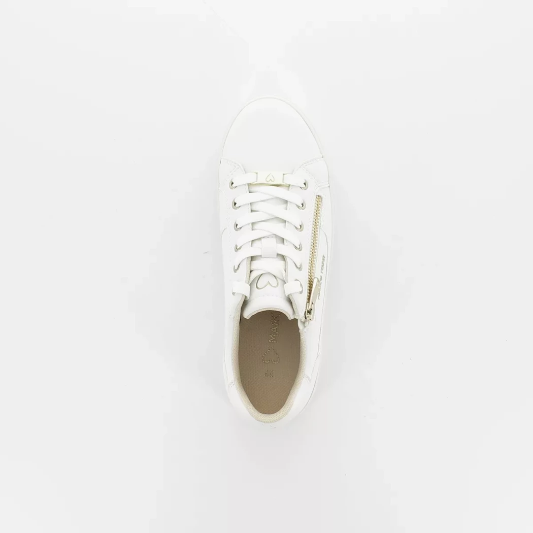 Image (6) de la chaussures Marco Tozzi - Baskets Blanc en Cuir synthétique