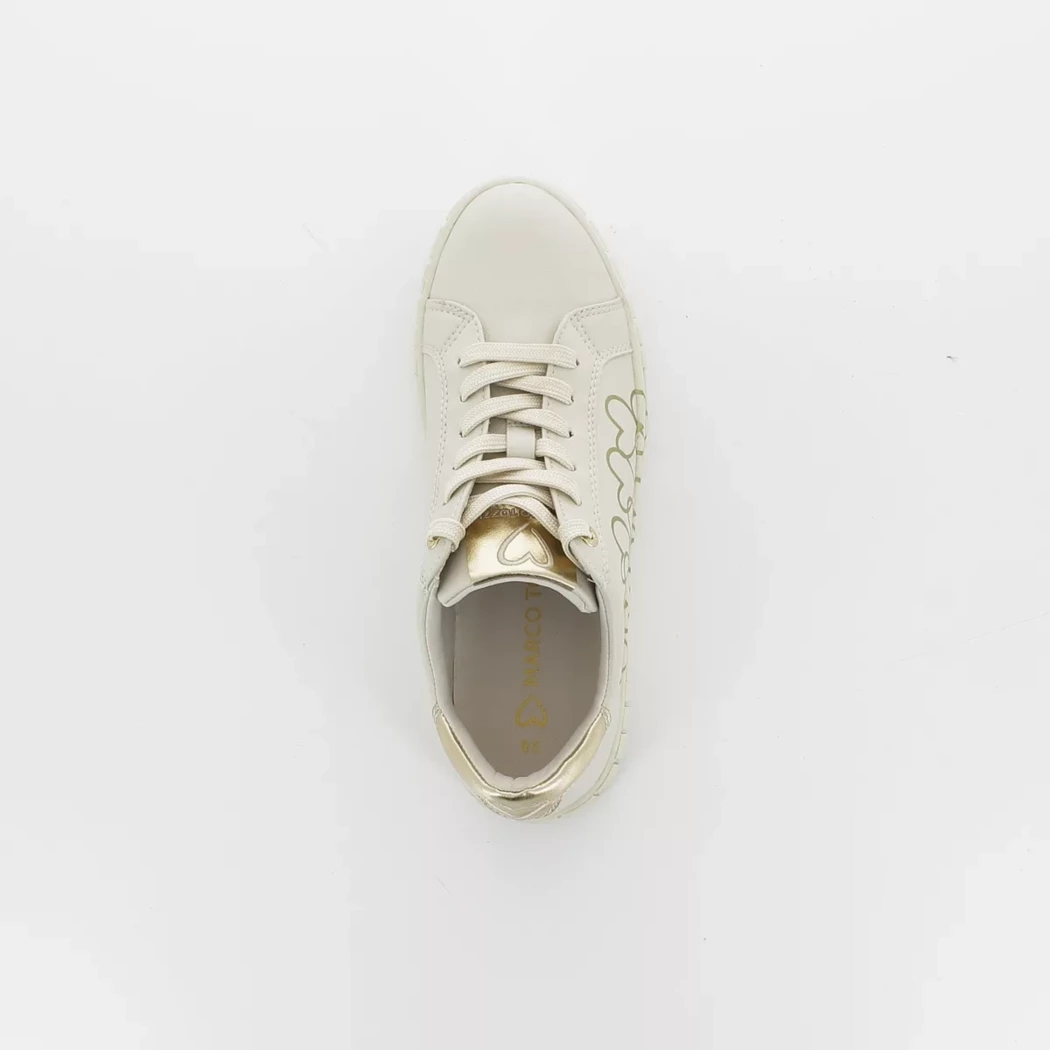 Image (6) de la chaussures Marco Tozzi - Baskets Beige en Cuir synthétique