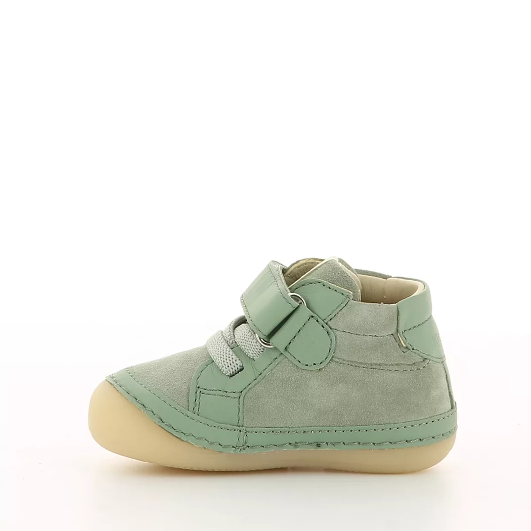 Image (4) de la chaussures Kickers - Bottines Vert en Cuir