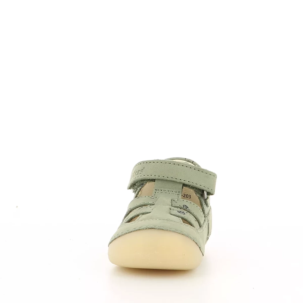 Image (5) de la chaussures Kickers - Bottines ouvertes Vert en Cuir nubuck