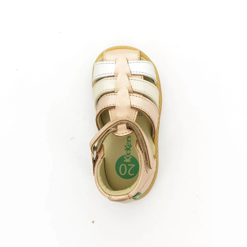 Image (6) de la chaussures Kickers - Sandales et Nu-Pieds Rose en Cuir