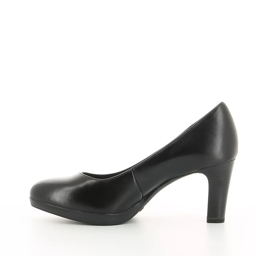 Image (4) de la chaussures Tamaris - Escarpins Noir en Cuir