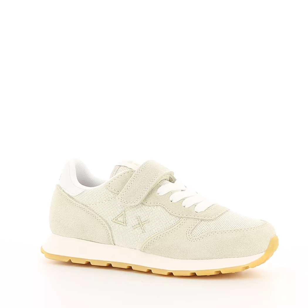 Image (1) de la chaussures Sun68 - Baskets Beige en Cuir nubuck