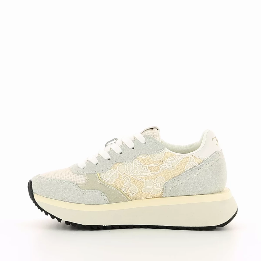 Image (4) de la chaussures Sun68 - Baskets Beige en Multi-Matières