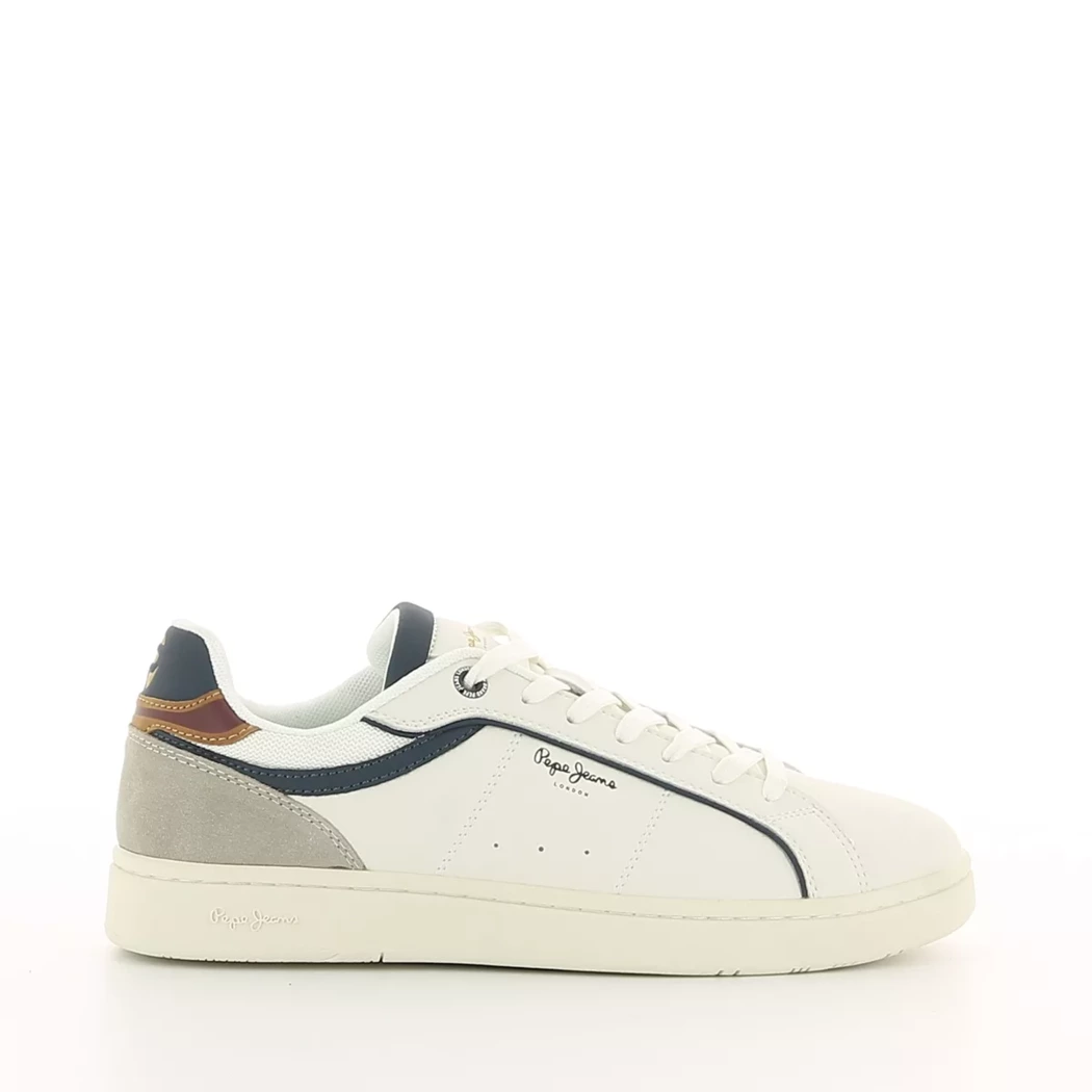 Image (2) de la chaussures Pepe Jeans - Baskets Blanc en Cuir synthétique