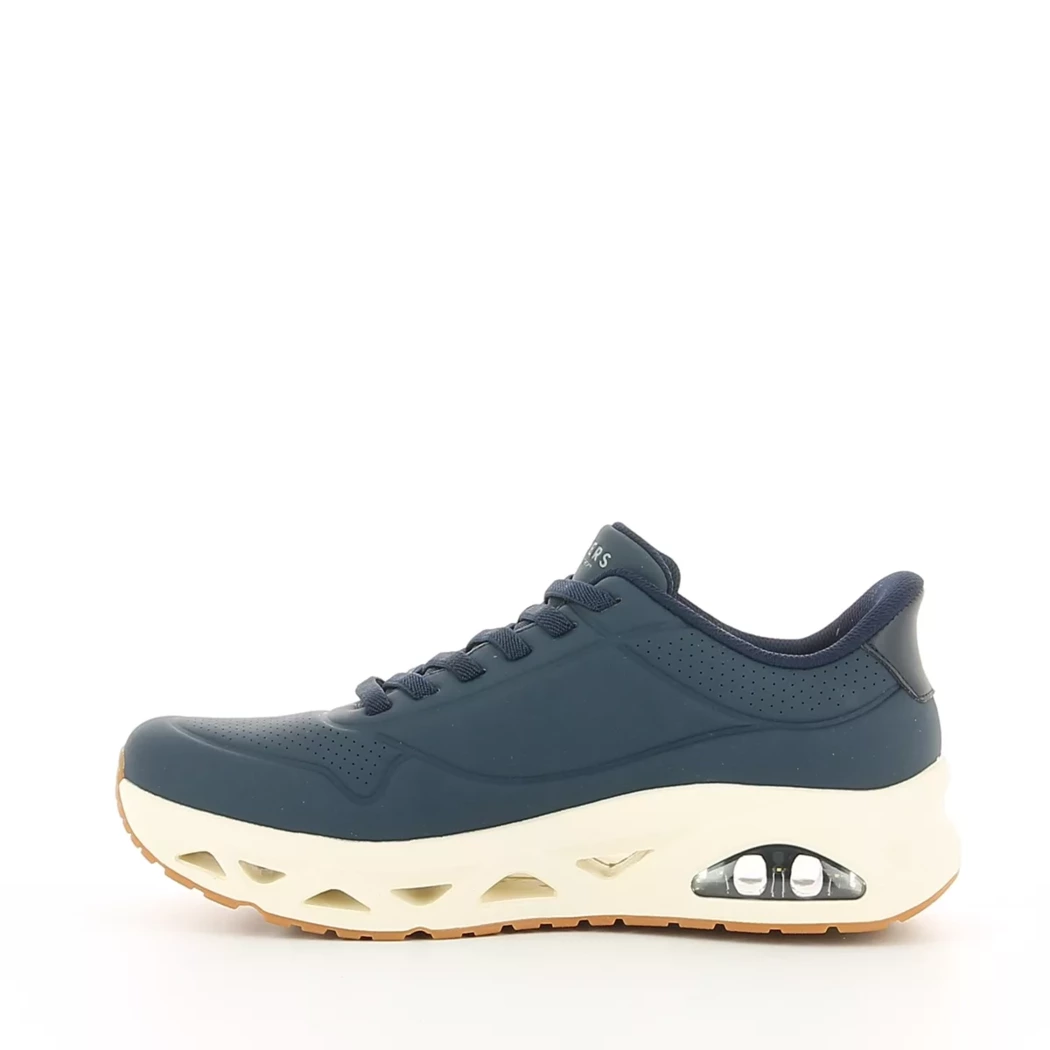 Image (4) de la chaussures Skechers - Baskets Bleu en Cuir synthétique