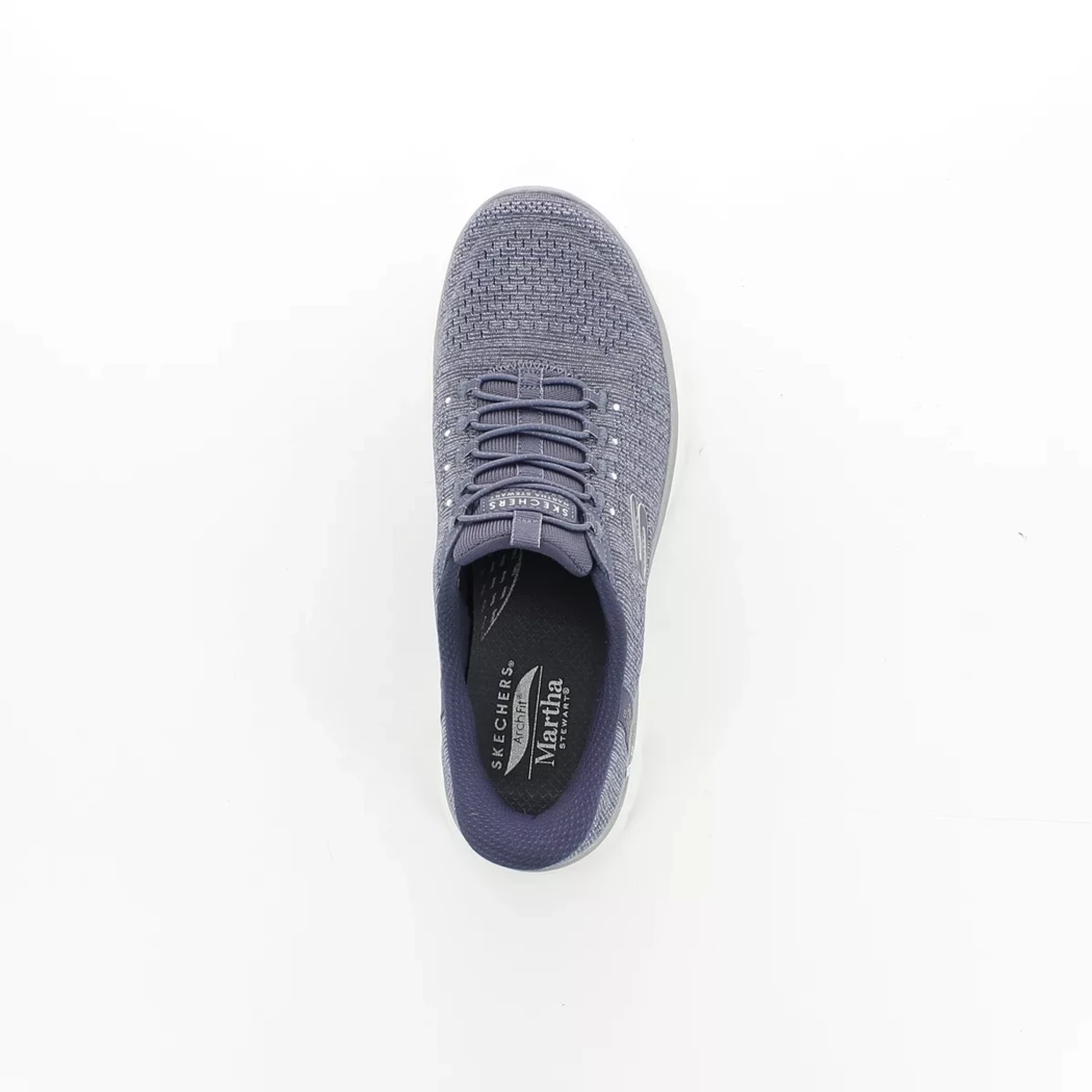 Image (6) de la chaussures Skechers - Baskets Bleu en Textile