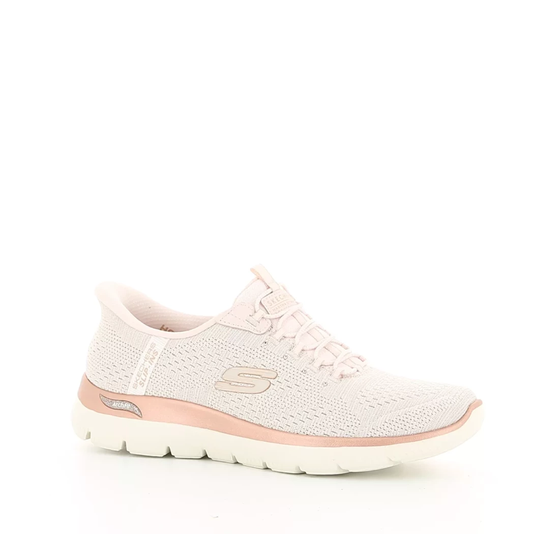 Image (1) de la chaussures Skechers - Baskets Rose en Textile