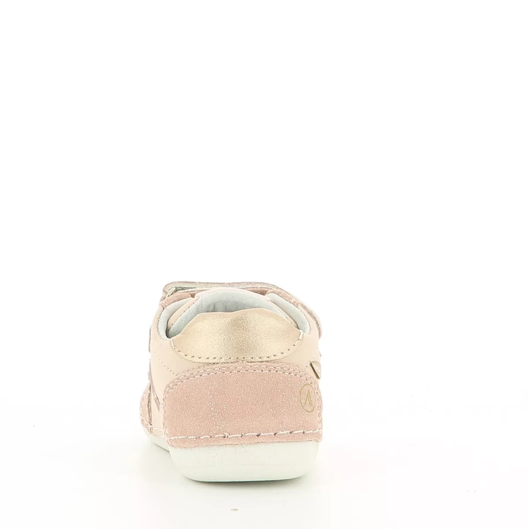 Image (3) de la chaussures Alma - Bottines Rose en Cuir