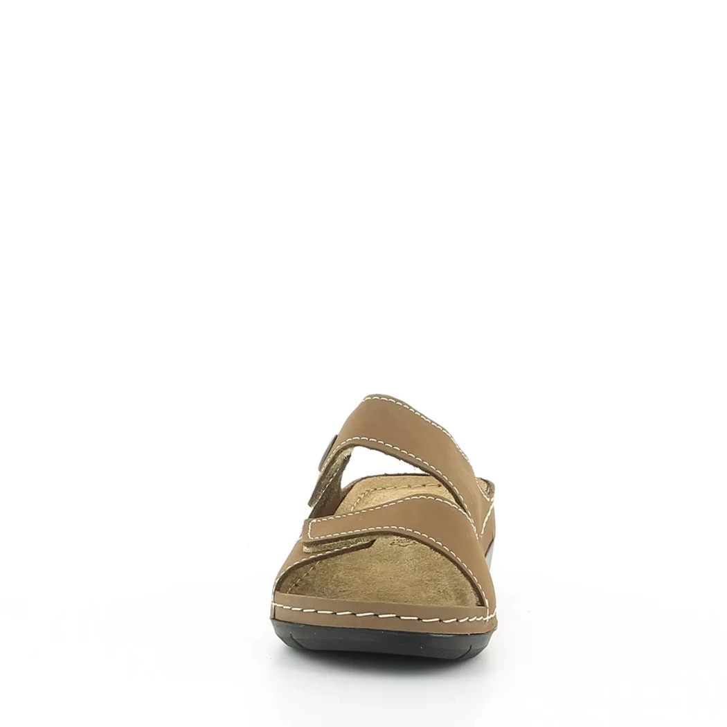 Image (5) de la chaussures Tamaris - Mules et Sabots Taupe en Cuir nubuck