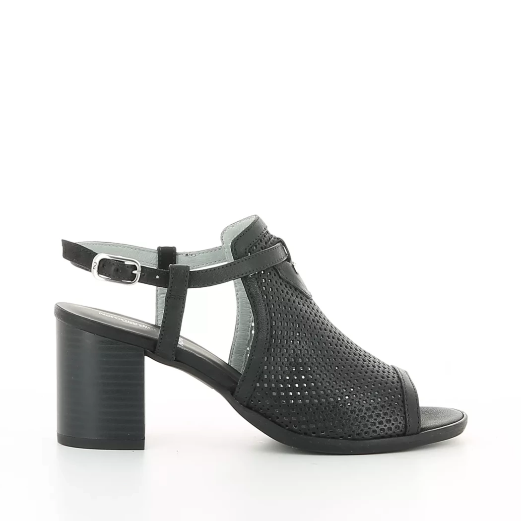 Image (2) de la chaussures Nero Giardini - Sandales et Nu-Pieds Noir en Cuir
