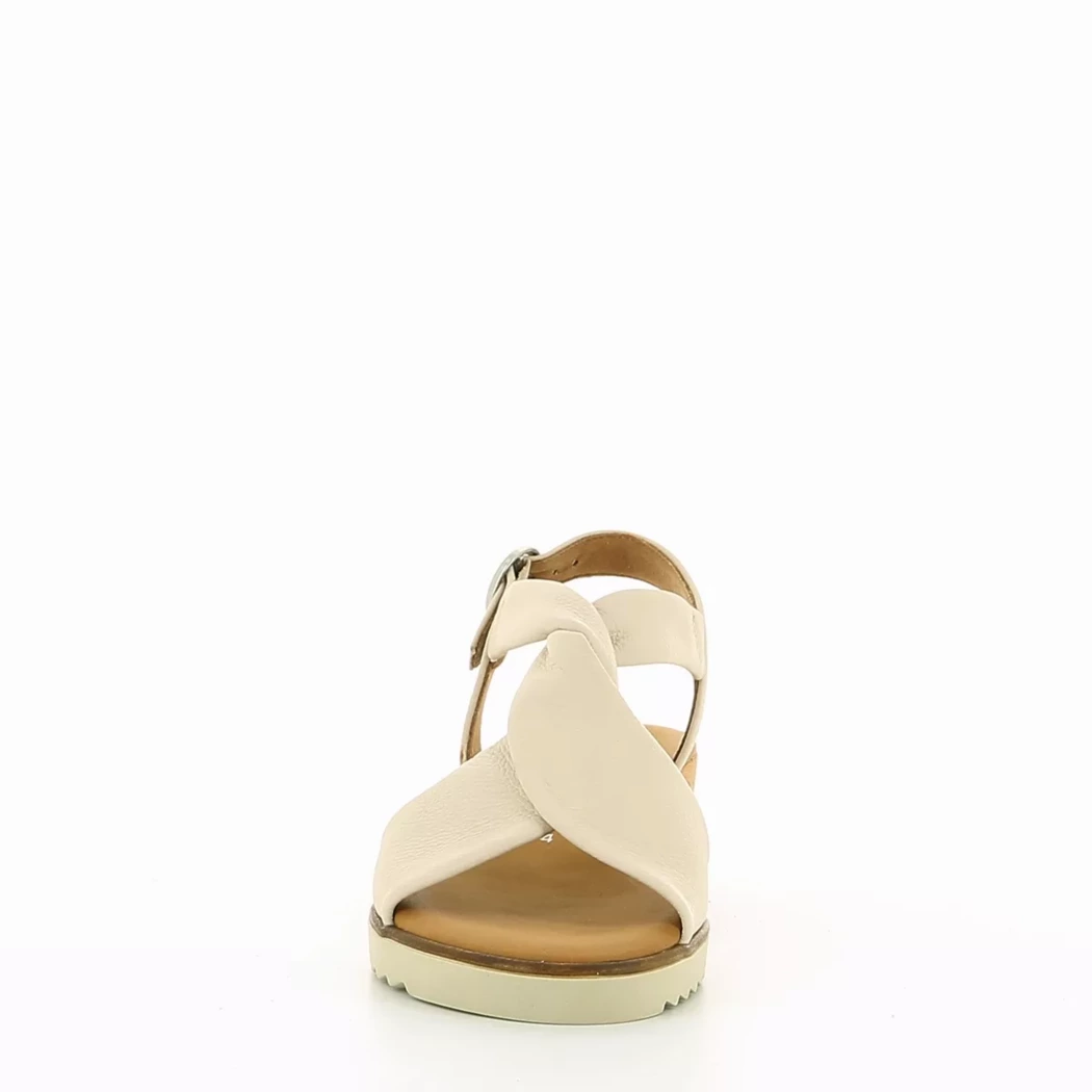 Image (5) de la chaussures Gabor - Sandales et Nu-Pieds Beige en Cuir
