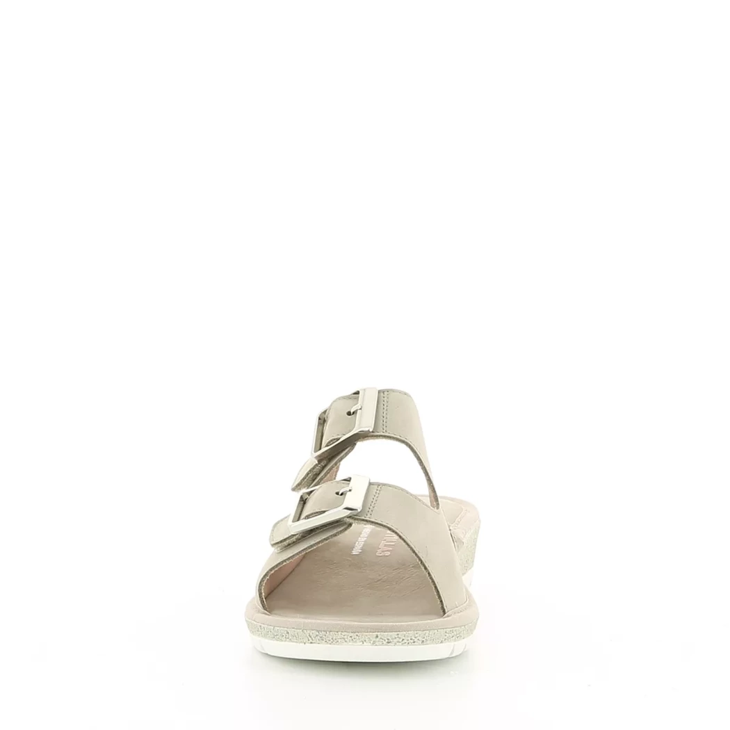 Image (5) de la chaussures Doctor Cutillas - Mules et Sabots Taupe en Cuir nubuck
