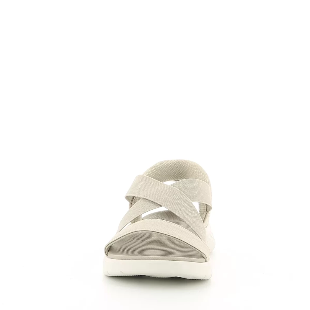 Image (5) de la chaussures Skechers - Sandales et Nu-Pieds Taupe en Textile