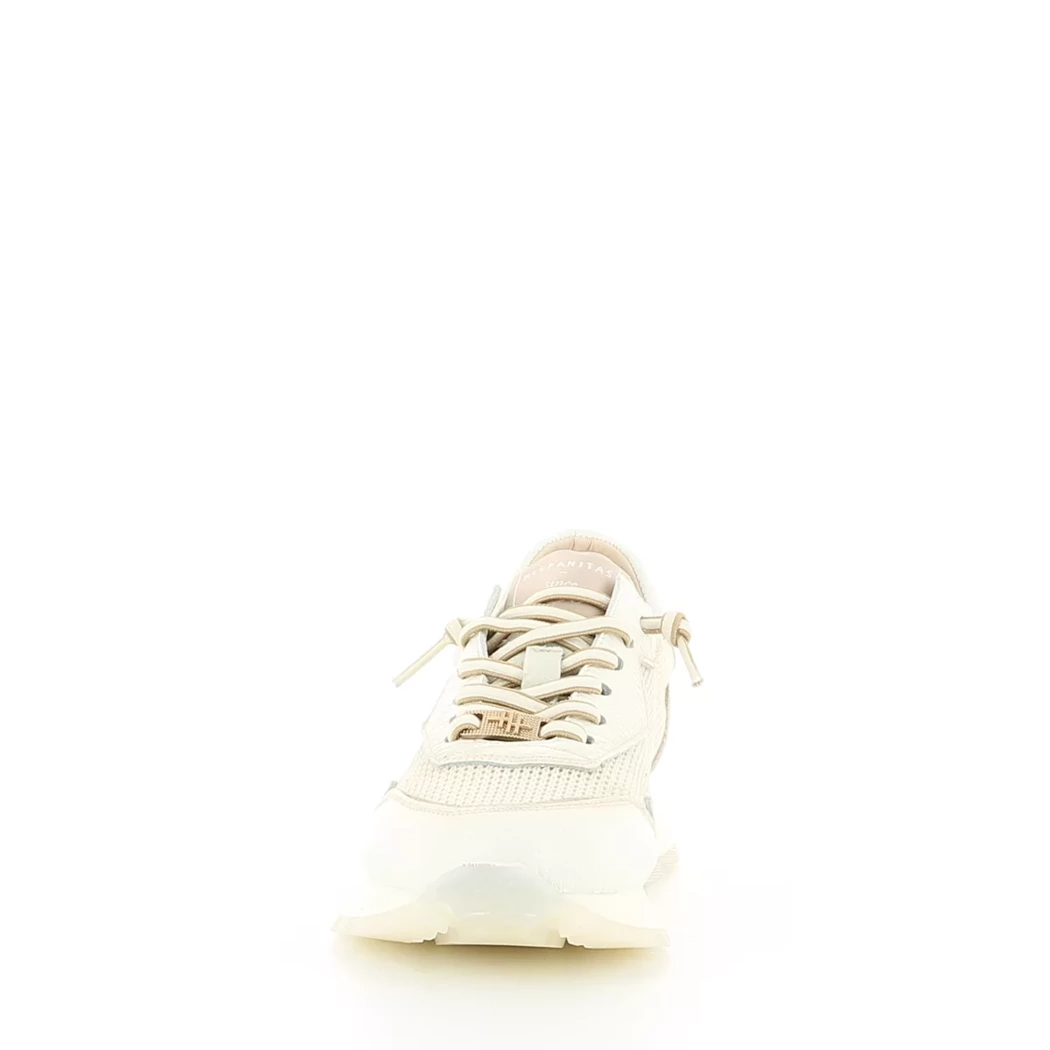 Image (5) de la chaussures Hispanitas - Baskets Blanc en Cuir et textile