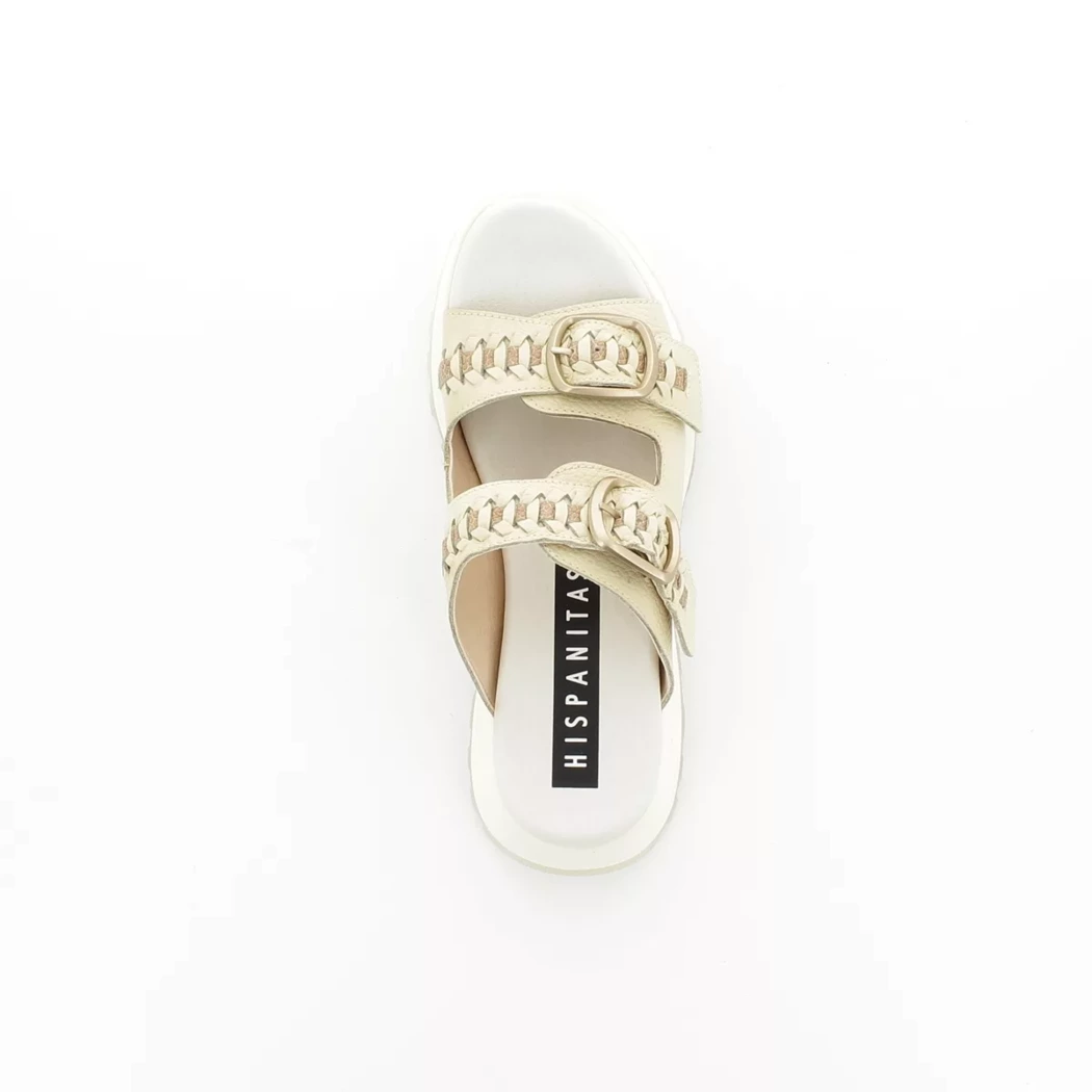 Image (6) de la chaussures Hispanitas - Mules et Sabots Beige en Cuir