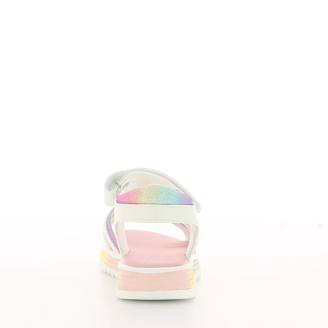 Image (3) de la chaussures Divina - Sandales et Nu-Pieds Blanc en Cuir synthétique