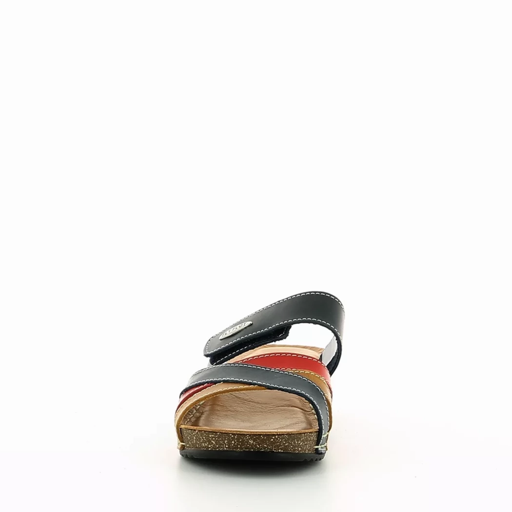 Image (5) de la chaussures Fly Flot - Mules et Sabots Bleu en Cuir
