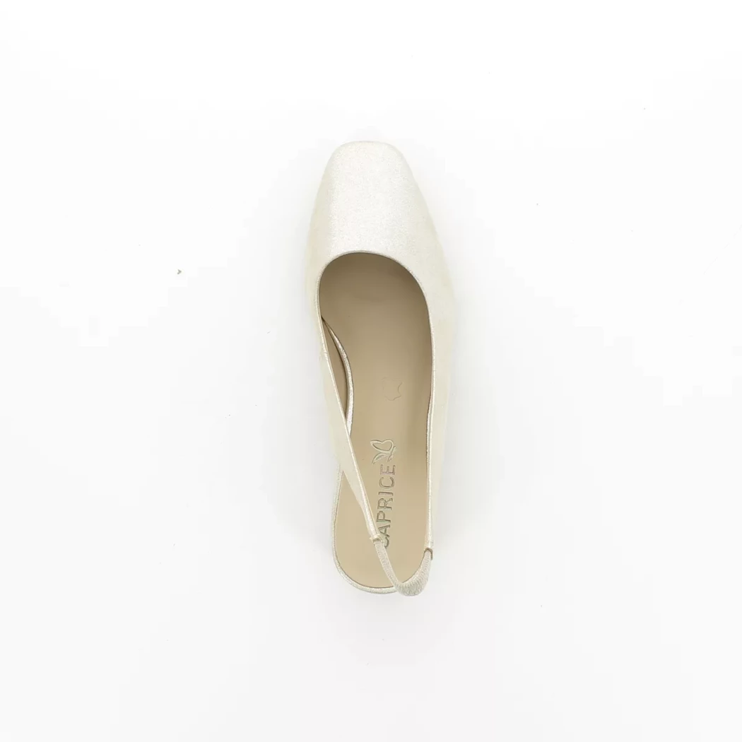 Image (6) de la chaussures Caprice - Escarpins Or / Bronze / Platine en Cuir nubuck