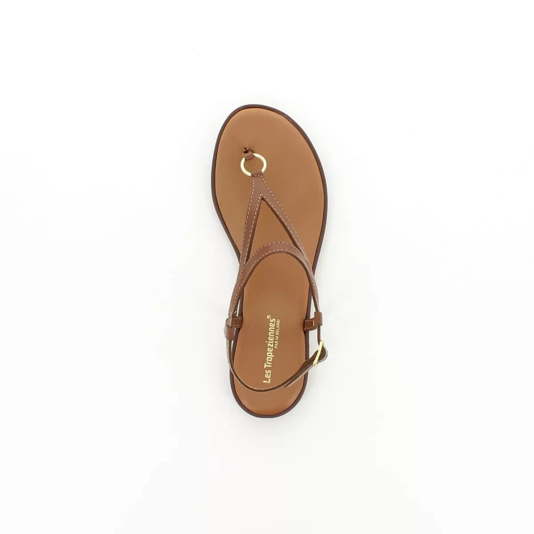 Image (6) de la chaussures Les Tropeziennes - Sandales et Nu-Pieds Cuir naturel / Cognac en Cuir