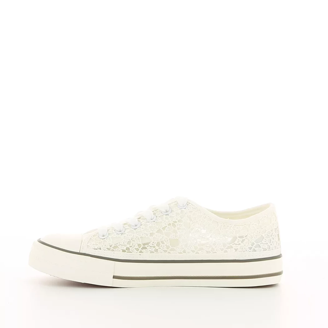 Image (4) de la chaussures Pretty Stories - Baskets Blanc en Textile