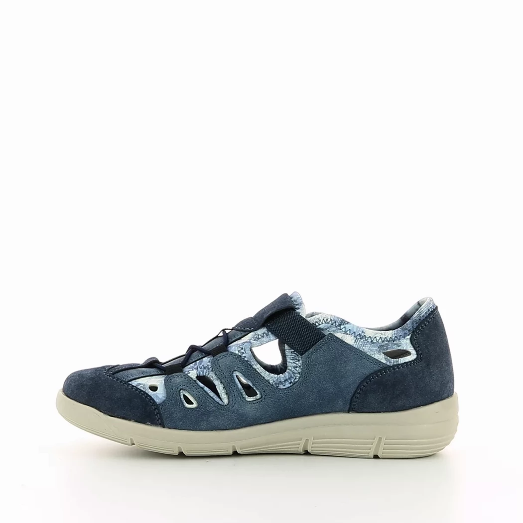 Image (4) de la chaussures Relife - Baskets Bleu en Cuir synthétique