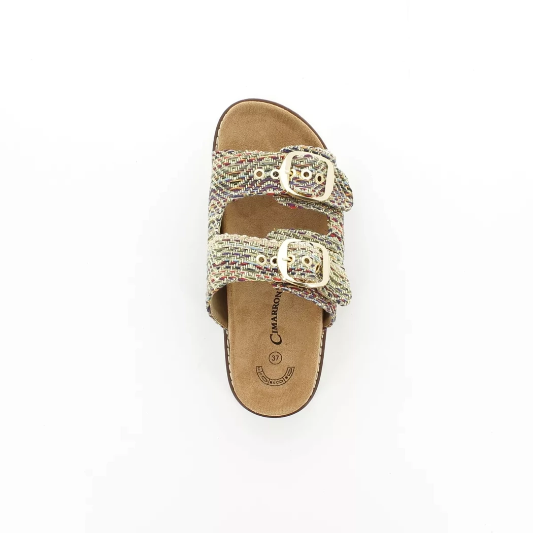 Image (6) de la chaussures Cimarron - Mules et Sabots Multicolore en Textile