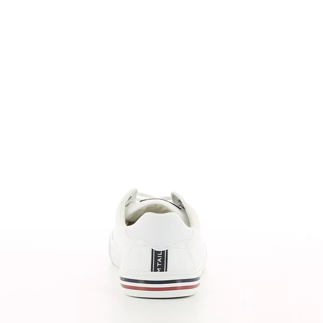 Image (3) de la chaussures Tom Tailor - Baskets Blanc en Cuir synthétique