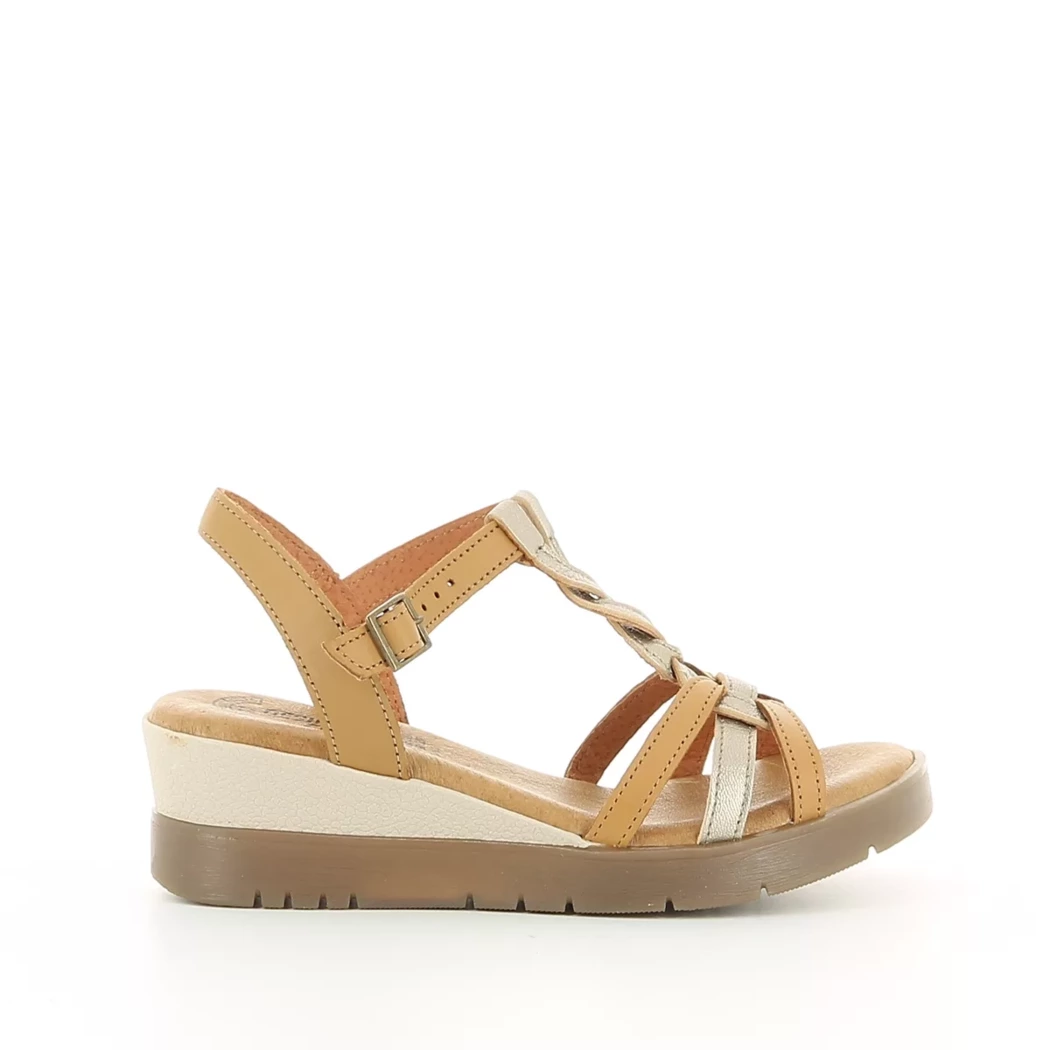 Image (2) de la chaussures Desir de Fuite - Sandales et Nu-Pieds Cuir naturel / Cognac en Cuir
