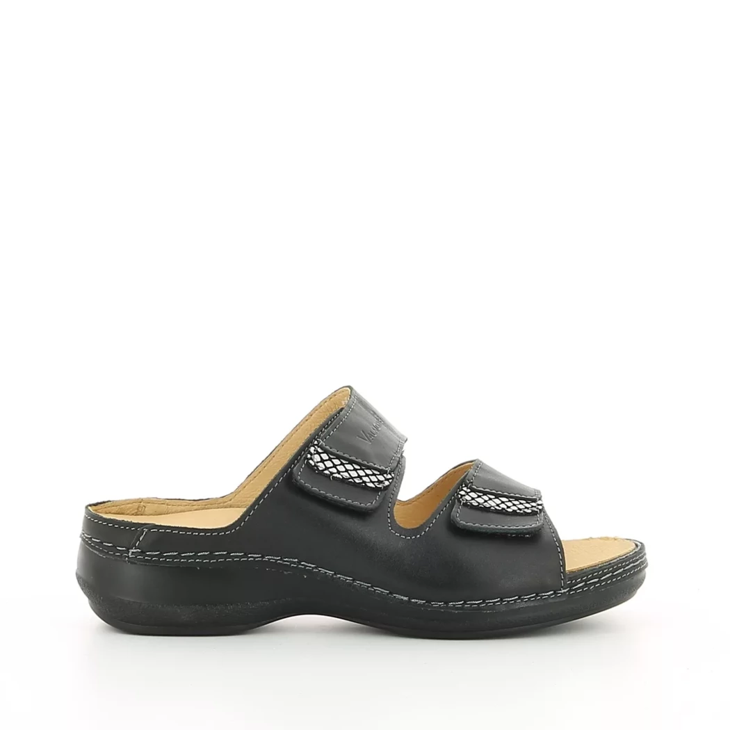 Image (2) de la chaussures Valmonte - Mules et Sabots Noir en Cuir