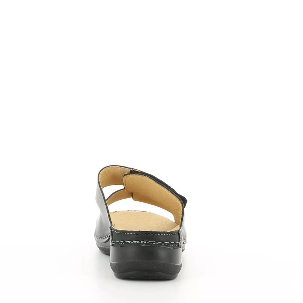Image (3) de la chaussures Valmonte - Mules et Sabots Noir en Cuir
