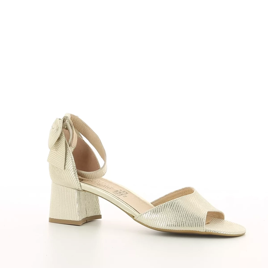 Image (1) de la chaussures Les Fees de Bengale - Sandales et Nu-Pieds Or / Bronze / Platine en Cuir