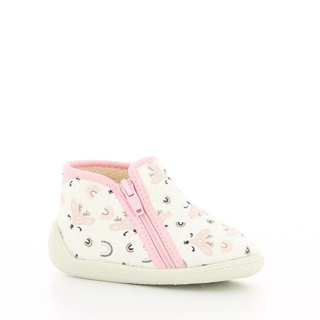 Image (1) de la chaussures Bossi - Pantoufles et Chaussons Blanc en Textile