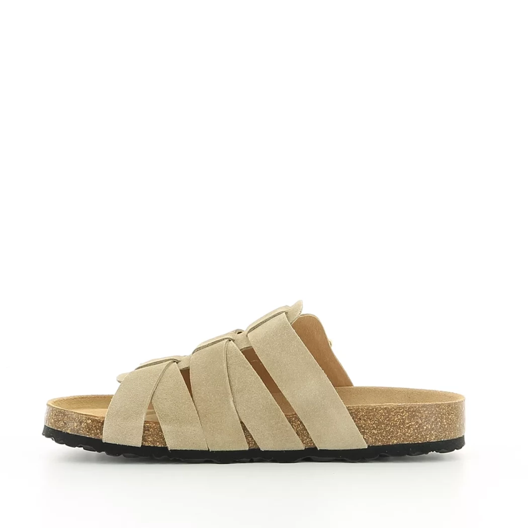 Image (4) de la chaussures Tamaris - Mules et Sabots Taupe en Cuir nubuck