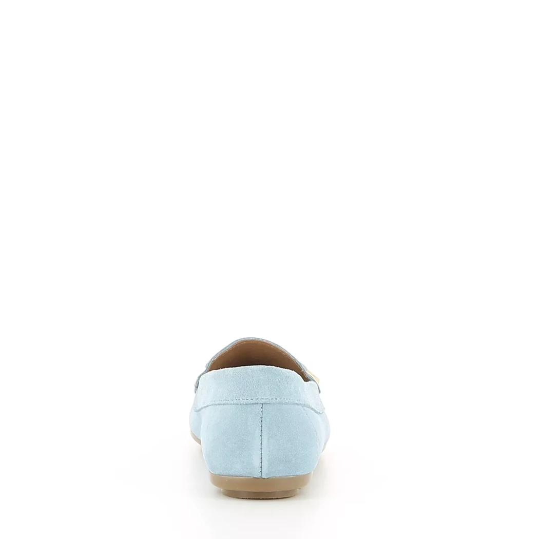 Image (3) de la chaussures Simplement B - Mocassins Bleu en Cuir nubuck