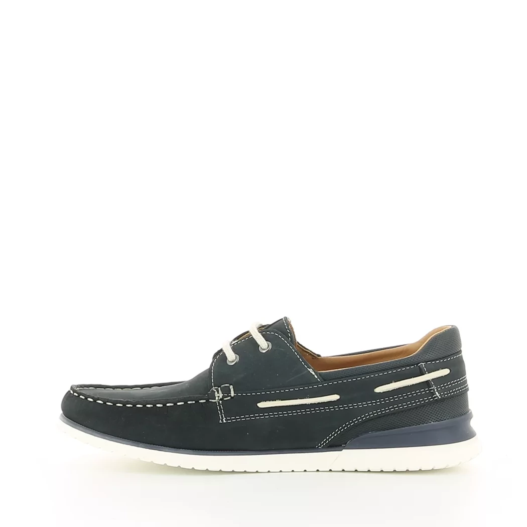 Image (4) de la chaussures Midtown District - Chaussures bateau Bleu en Cuir nubuck